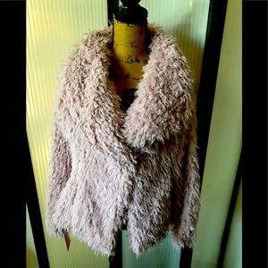 Betsey Johnson reversible faux fur jacket. Soft, soft faux fur! Super cute. NWT
